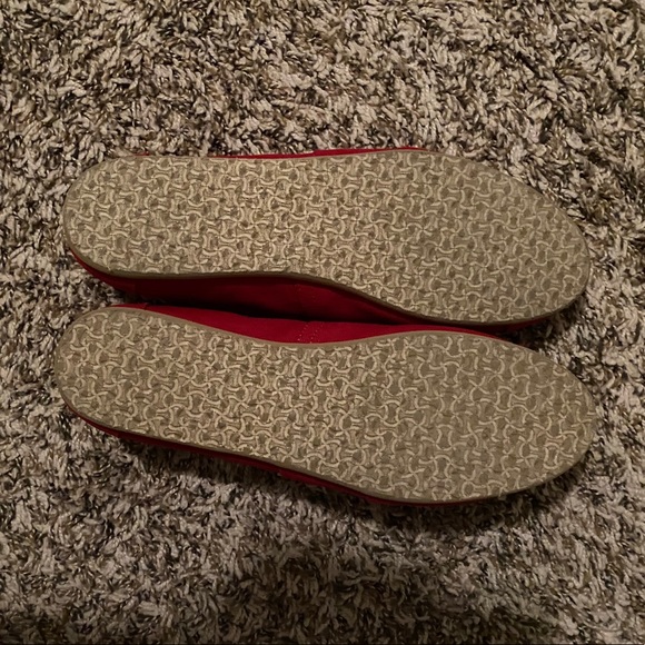 WORN ONCE Red TOMS Alpargata - Picture 4 of 5